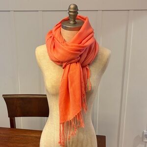 Lightweight Coral Scarf - Stylish Wrap